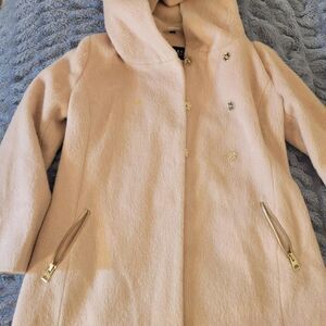 Guess Women's Pink and Cream Coat